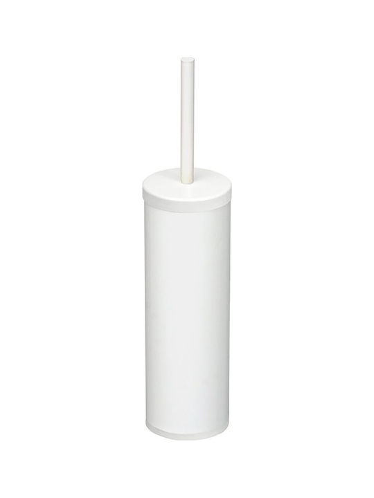 Pam & Co Metallic Toilet Brush White