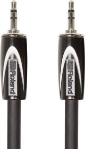 Roland 3,5mm Klinkenkabel 3,5mm Stecker - 3,5mm Stecker Schwarz 1,5m RCC-5-3535