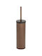 Pam & Co Metallic Toilet Brush Brown