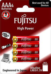 Fujitsu High Power AAA 1.5V 4pcs Fujitsu High Power AAA 1.5V 4pcs