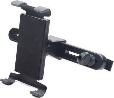 Gembird Car Head Rest Tablet Holder Car Mobile Mount with Adjustable Hooks Black