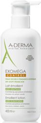 A-Derma Exomega Control Emollient Lotion Feuchtigkeitsspendendes Balsam Regeneration für trockene Haut 400ml