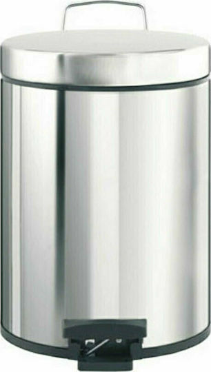 Brabantia 1126/21 Inox Bathroom Basket Soft Close 5lt Silver