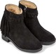 Mayoral Kids Suede Boots with Zipper Black