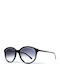 Bob Sdrunk Malibu 01 Black / Silver Damen Sonnenbrille mit Schwarz Kunststoff Gestell und Schwarz Verlaufsfarbe Linse