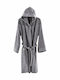 Guy Laroche Palacio Hooded Bathrobe Silver