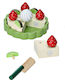 Magni Wooden Kiwi Cake with Strawberry