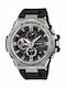 Casio G-Shock G-Steel Ανδρικό Ρολόι 53.8mm Solar με Μαύρο Καουτσούκ Λουράκι