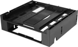Icy Dock Flex-Fit Duo 5.25 Inch External Bay to 3.5 Inch HDD/Device Bay And Ultra Slim ODD Bay Mounting Kit Bracket Black (MB343SPO)