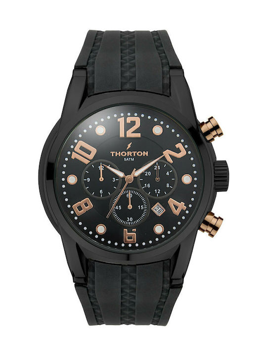 Thorton Ανδρικό Ρολόι 49mm Χρονογράφος Μπαταρία...