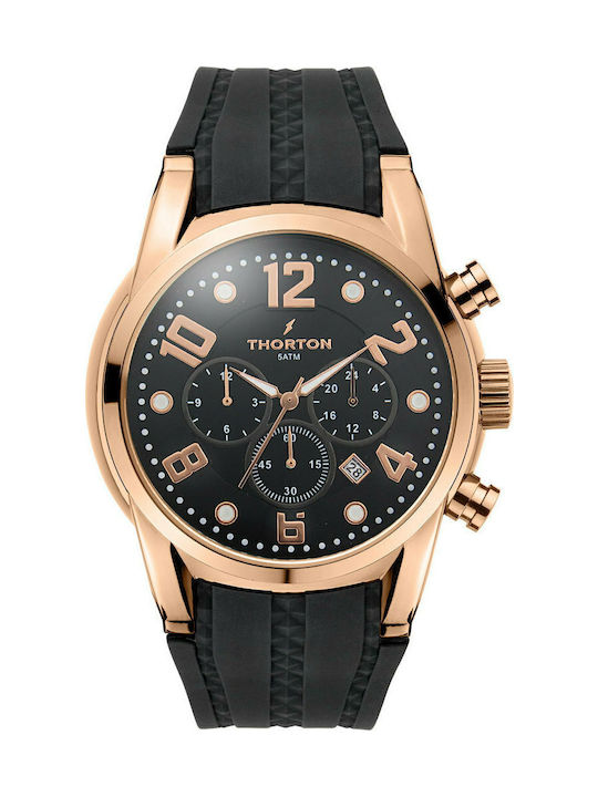 Thorton Ανδρικό Ρολόι 49mm Χρονογράφος Μπαταρία...