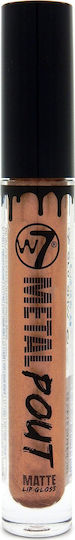W7 Cosmetics Metal Pout Matte Lip Gloss Υγρό Κραγιόν Matte 3ml
