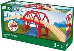 Brio Toys Curved Bridge Șine de Cale Ferată pentru 3++ Ani