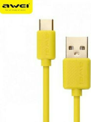 Awei CL-89 USB 2.0 Cable USB-C male - USB-A Κίτ...