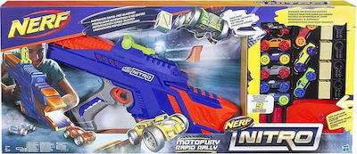 Nerf Lansator Nitro MotoFury Rapid Rally Nitro pentru 5++ Ani