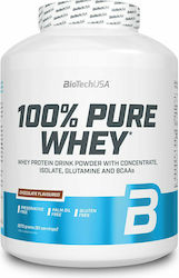Biotech USA 100% Pure Whey Molkenprotein Glutenfrei mit Geschmack Schokolade 2.27kg