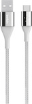 Belkin Mixit Duratek Braided USB 2.0 Cable USB-C male - USB-A male Silver 1.2m (F2CU059BT04-SLV)