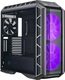 CoolerMaster MasterCase H500P Геймърско бюро Midi Tower Компютърна кутия със страничен прозорец и RGB осветление Черен