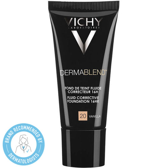 Vichy Dermablend Лилаво/бяло SPF28 20 Ванилия 30мл