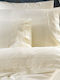 Rythmos Cotton Set of 4pcs Bridal Sheets Super Double with Lace Helga Ecru 260x230cm 201-104-01