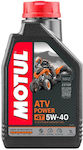 Motul ATV Power 4T Συνθετικό Λάδι Μοτοσυκλέτας για Τετράχρονους Κινητήρες 5W-40 1lt