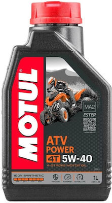 Motul ATV Power 4T Συνθετικό Λάδι Μοτοσυκλέτας για Τετράχρονους Κινητήρες 5W-40 1lt