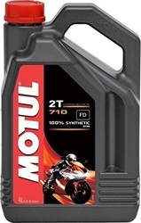 Motul 710 2T Synthetic Motorcycle Oil for Two-Stroke Engines 4lt