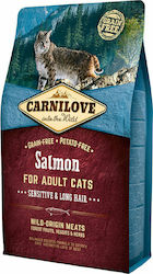 Carnilove Into The Wild Salmon Dry Food for Adult Cats with Salmon 0.4kg