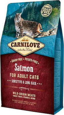 Carnilove Into The Wild Salmon Trockenfutter für erwachsene Katzen mit Lachs 6kg