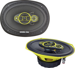 Ground Zero Set Auto-Lautsprecher GZCF 7104XSPL 6x9" mit 200W RMS (4 Weg)