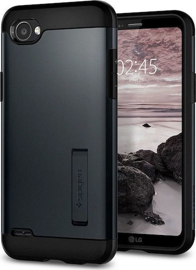 Spigen Slim Armor Back Cover Metalic 1.2mm Gri (LG Q6)