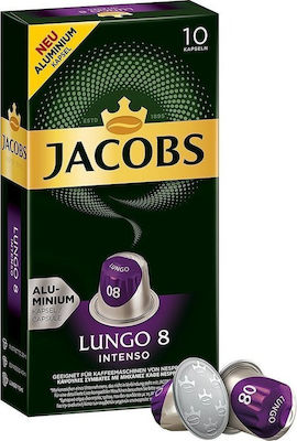 Jacobs Capsule Espresso Lungo Intenso Compatibile cu Mașina Nespresso 10capace