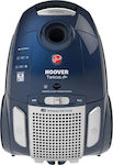 Hoover TE80PET 011 Telios Plus Ηλεκτρική Σκούπα 550W με Σακούλα 3.5lt Μπλε