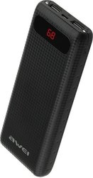 Awei P70K Power Bank 20000mAh с 2 USB-A порта Ч...