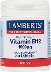 Lamberts Vitamin B12 Βιταμίνη 1000mcg 30 ταμπλέτες