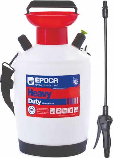 Epoca Delta Tec 5 NBR Ψεκαστήρας Προπιέσεως με Χωρητικότητα 6lt σε Κόκκινο χρώμα