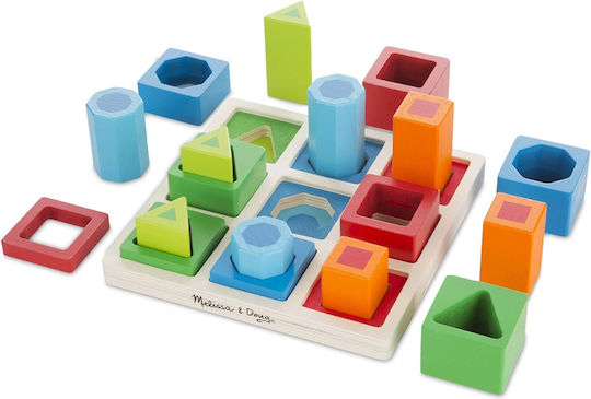 Melissa & Doug Shape Sorting Toy Sorting Set ''Shape Sequence'' made of Wood