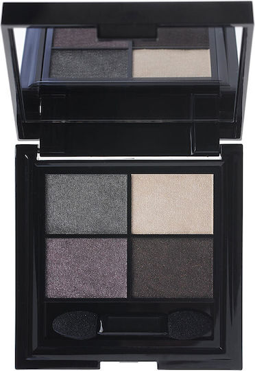 Korres Black Volcanic Minerals Quad Eye Shadow Palette in Solid Form The Naked Smokey 5gr