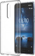 Nokia Hybrid Crystal Umschlag Rückseite Silikon Transparent (Nokia 8)