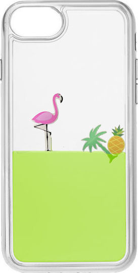Cellular Line Flamingo Umschlag Rückseite Silikon Mehrfarbig (iPhone SE 2022/2020/8/7)
