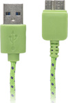 Geflochten USB 2.0 auf Micro-USB-Kabel Grün 1m (25821241) 1Stück