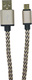 Braided USB 2.0 to micro USB Cable Χρυσό 1m (71118237)