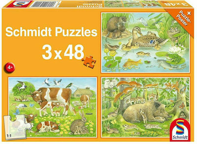 Παιδικό Puzzle Ζωάκια 48pcs για 4+ Ετών Schmidt Spiele