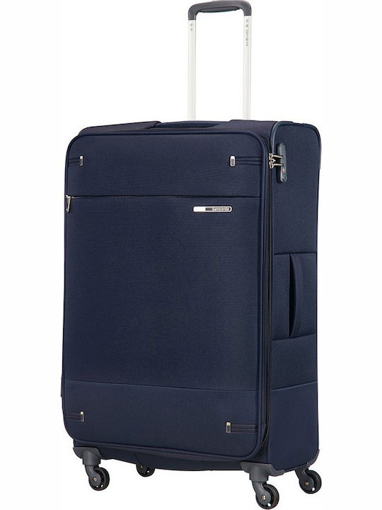 Samsonite Base Boost Spinner Μεγάλη Βαλίτσα Ταξιδίου Υφασμάτινη Μπλε με 4 Ρόδες Ύψους 78εκ.