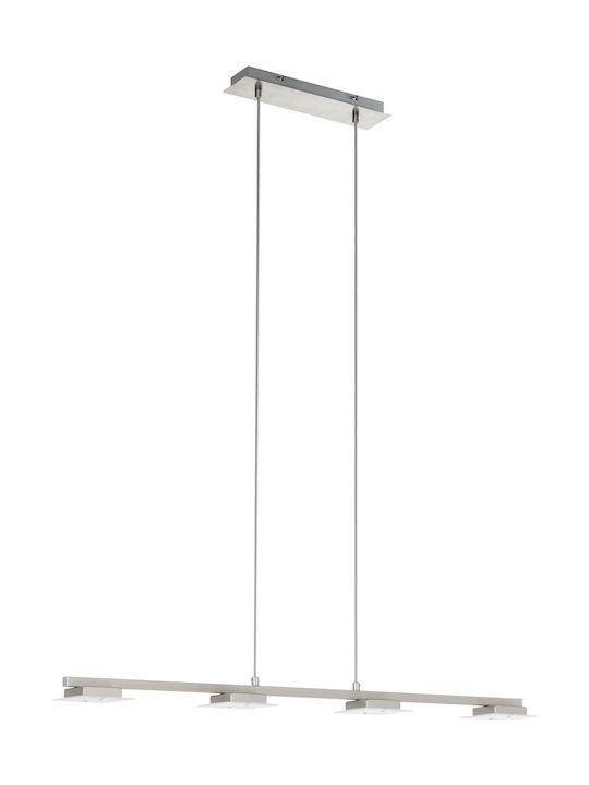 Eglo Laniena Pendant Lamp with Built-in LED Silver