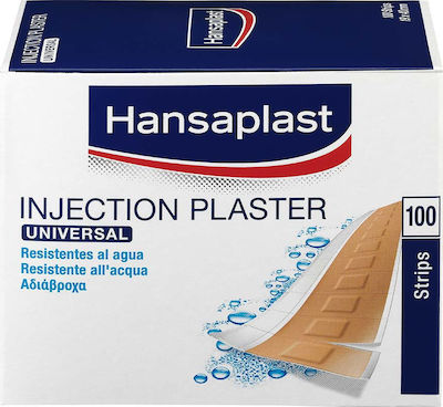 Hansaplast Αδιάβροχα Αυτοκόλλητα Επιθέματα Universal Injection Plaster 40x19mm 100τμχ