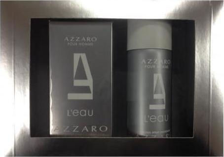 Azzaro Pour Homme L'Eau Eau de Toilette 50ml & Deodorant Men's Set with Eau de Toilette
