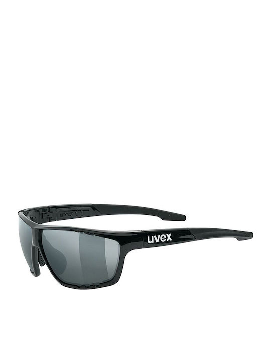 Uvex Sportstyle 706 Γυαλιά Ηλίου Μαύρα με Κοκκάλινο Σκελετό Uvex Sportstyle 706 Γυαλιά Ηλίου Μαύρα με Κοκκάλινο Σκελετό
