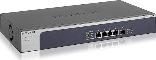 NetGear XS505M Unmanaged L2 Switch with 4 Gigabit (10Gbps) Ethernet Ports and 1 SFP Port