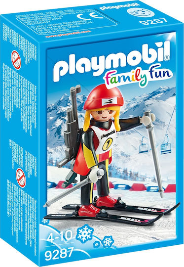 Playmobil Family Fun Female Biathlete for 4-10 years old